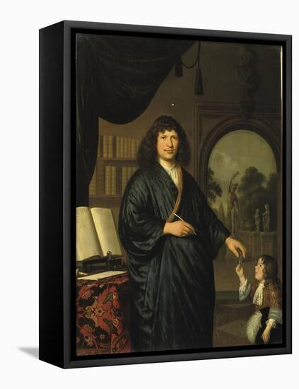 Portrait of a Gentleman-Pieter van Slingelandt-Framed Stretched Canvas