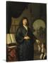 Portrait of a Gentleman-Pieter van Slingelandt-Stretched Canvas