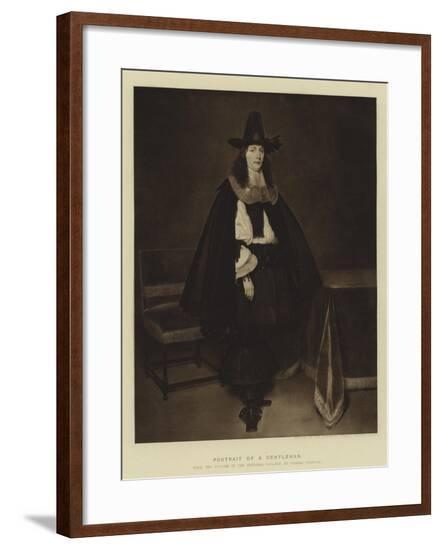 Portrait of a Gentleman--Framed Giclee Print