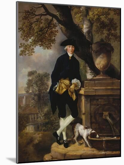 Portrait of a Gentleman-Thomas Gainsborough-Mounted Giclee Print