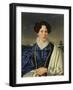 Portrait of a Gentlewoman in a Blue Dress, 1820-30-Leopold Kupelwieser-Framed Giclee Print