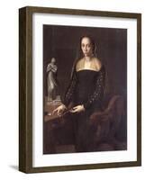 Portrait of a Gentlewoman-Agnolo Bronzino-Framed Giclee Print