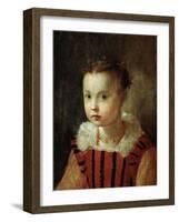 Portrait of a Girl, 16th or Early 17th Century-Federico Barocci-Framed Giclee Print