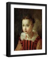 Portrait of a Girl, 16th or Early 17th Century-Federico Barocci-Framed Giclee Print