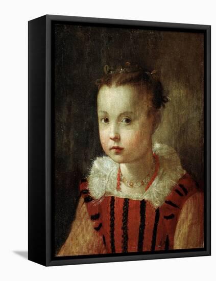Portrait of a Girl, 16th or Early 17th Century-Federico Barocci-Framed Stretched Canvas