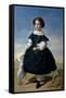 Portrait of a Girl, 1852-Valeriano Dominguez Becquer-Framed Stretched Canvas