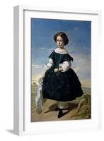 Portrait of a Girl, 1852-Valeriano Dominguez Becquer-Framed Giclee Print