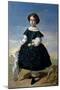 Portrait of a Girl, 1852-Valeriano Dominguez Becquer-Mounted Giclee Print