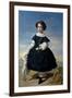 Portrait of a Girl, 1852-Valeriano Dominguez Becquer-Framed Giclee Print