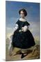 Portrait of a Girl, 1852-Valeriano Dominguez Becquer-Mounted Giclee Print