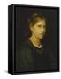 Portrait of a Girl, 1876-Franz Von Defregger-Framed Stretched Canvas