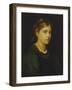 Portrait of a Girl, 1876-Franz Von Defregger-Framed Giclee Print