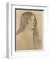 Portrait of a Girl, 1904-William Strang-Framed Giclee Print