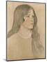 Portrait of a Girl, 1904-William Strang-Mounted Giclee Print