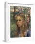 Portrait of a Girl, 20th Century-Théo van Rysselberghe-Framed Giclee Print