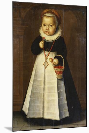 Portrait of a Girl, Aged 1-Jan Claesz-Mounted Giclee Print