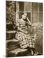 Portrait of a Girl at Croft Rectory-null-Mounted Photographic Print