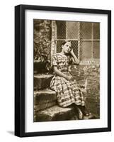 Portrait of a Girl at Croft Rectory-null-Framed Photographic Print