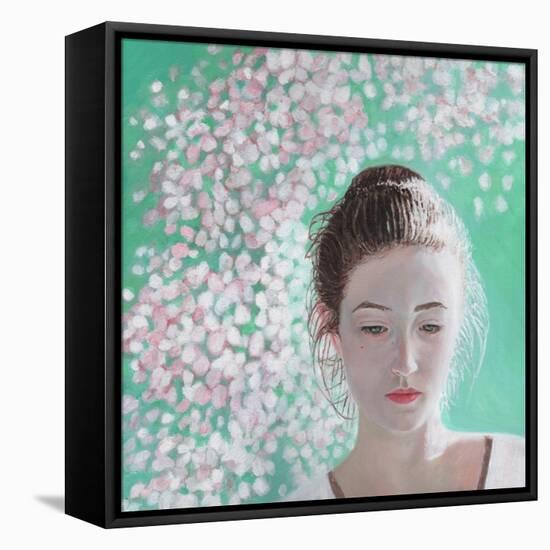 Portrait of a Girl Blossoming, 2015-Helen White-Framed Stretched Canvas