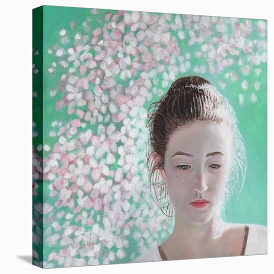 Portrait of a Girl Blossoming, 2015-Helen White-Stretched Canvas