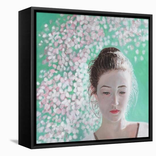 Portrait of a Girl Blossoming, 2015-Helen White-Framed Stretched Canvas