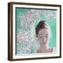 Portrait of a Girl Blossoming, 2015-Helen White-Framed Giclee Print