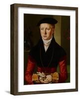 Portrait of a Girl, C.1545-Georg Pencz-Framed Giclee Print