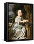 Portrait of a Girl, C.1664-Nicolaes Maes-Framed Stretched Canvas