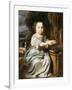 Portrait of a Girl, C.1664-Nicolaes Maes-Framed Giclee Print