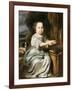 Portrait of a Girl, C.1664-Nicolaes Maes-Framed Giclee Print