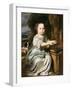 Portrait of a Girl, C.1664-Nicolaes Maes-Framed Giclee Print