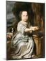 Portrait of a Girl, C.1664-Nicolaes Maes-Mounted Giclee Print