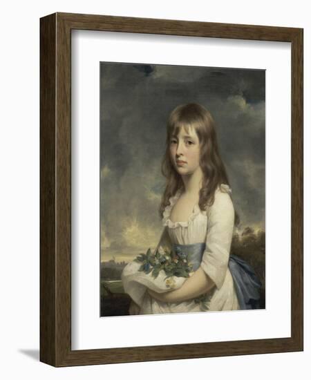 Portrait of a Girl, C.1790-Sir William Beechey-Framed Giclee Print