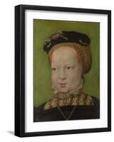 Portrait of a Girl, Ca 1545-Jakob Seisenegger-Framed Giclee Print