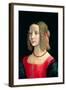 Portrait of a Girl, circa 1490-Domenico Ghirlandaio-Framed Giclee Print