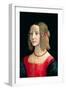 Portrait of a Girl, circa 1490-Domenico Ghirlandaio-Framed Premium Giclee Print