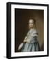 Portrait of a Girl Dressed in Blue-Johannes Cornelisz Verspronck-Framed Art Print