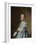 Portrait of a Girl Dressed in Blue-Johannes Cornelisz Verspronck-Framed Art Print