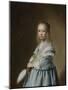 Portrait of a Girl Dressed in Blue-Johannes Cornelisz Verspronck-Mounted Art Print