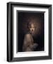 Portrait of a Girl, Half-Length-Louis Leopold Boilly-Framed Giclee Print