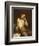 Portrait of a Girl Holding a Dove-Georges Croegaert-Framed Giclee Print