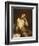 Portrait of a Girl Holding a Dove-Georges Croegaert-Framed Giclee Print