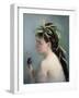 Portrait of a Girl Holding a Sparrow-Eva Gonzales-Framed Giclee Print