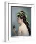 Portrait of a Girl Holding a Sparrow-Eva Gonzales-Framed Giclee Print