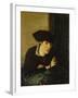 Portrait of a Girl in a Black Hat-Charles Haslewood Shannon-Framed Giclee Print