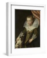 Portrait of a Girl, Known as 'The Little Pincess', 1623-Paulus Moreelse-Framed Giclee Print