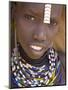 Portrait of a Girl of the Galeb Tribe, Lower Omo Valley, Ethiopia-Gavin Hellier-Mounted Premium Photographic Print
