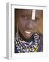 Portrait of a Girl of the Galeb Tribe, Lower Omo Valley, Ethiopia-Gavin Hellier-Framed Photographic Print