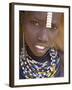 Portrait of a Girl of the Galeb Tribe, Lower Omo Valley, Ethiopia-Gavin Hellier-Framed Photographic Print