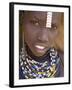 Portrait of a Girl of the Galeb Tribe, Lower Omo Valley, Ethiopia-Gavin Hellier-Framed Photographic Print